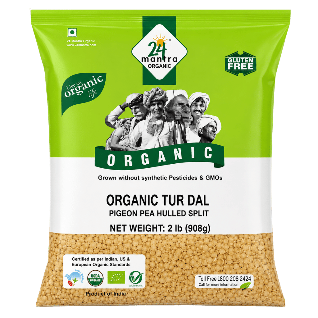 24 Mantra Organic Toor Dal 2 lb buy online USA - 1